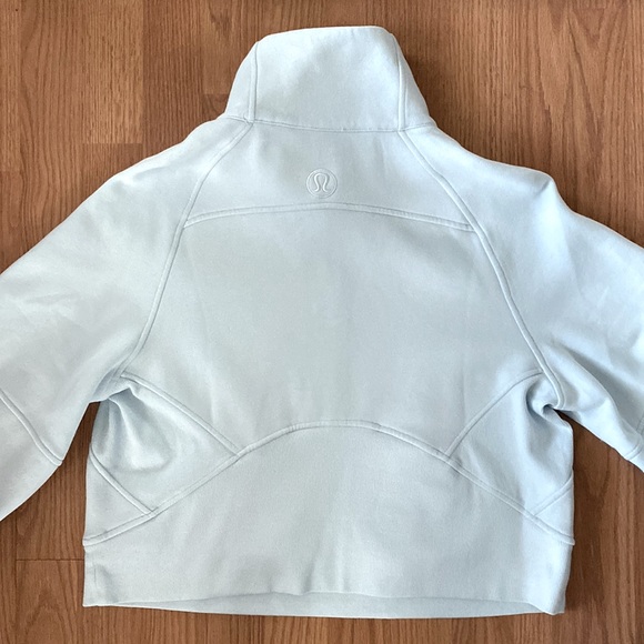 ❤️ Lululemon Scuba Oversized Funnel Neck in Powder Blue Size XS/S NWT - Picture 8 of 13